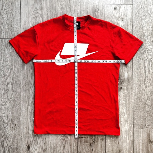 Nike Sportswear Blocked Logo Short Sleeve Jersey Men’s Size L Red NSW 928627-634 - Picture 11 of 12